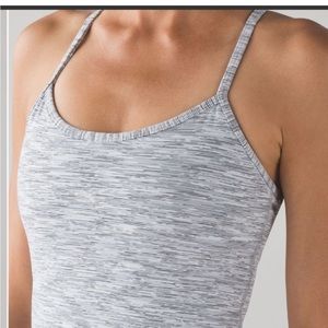 Lululemon Power Y Tank. Size 8. Space Gray